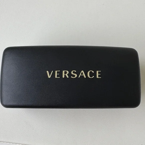 Authentic Versace Shield Gold Frame Sunglasses with Medusa Logo - NWT - Mod 2101 - Picture 9 of 13